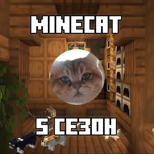 Zrzut ekranu 1. Minecat SMP [1.7.10-1.21.11] SMP сервер с 1 булавой, голосовым чатом, кастомным дата-паком и миром 6000х6000!