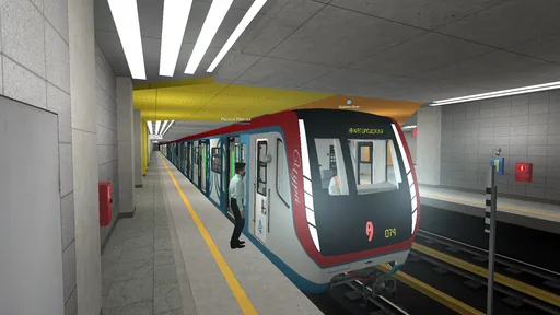 Zrzut ekranu 5. Жизнь в метро | Metrostroi