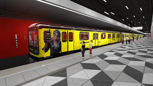 Zrzut ekranu 2. Жизнь в метро | Metrostroi